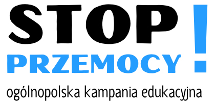 logo Kampanii przemoc tło białe