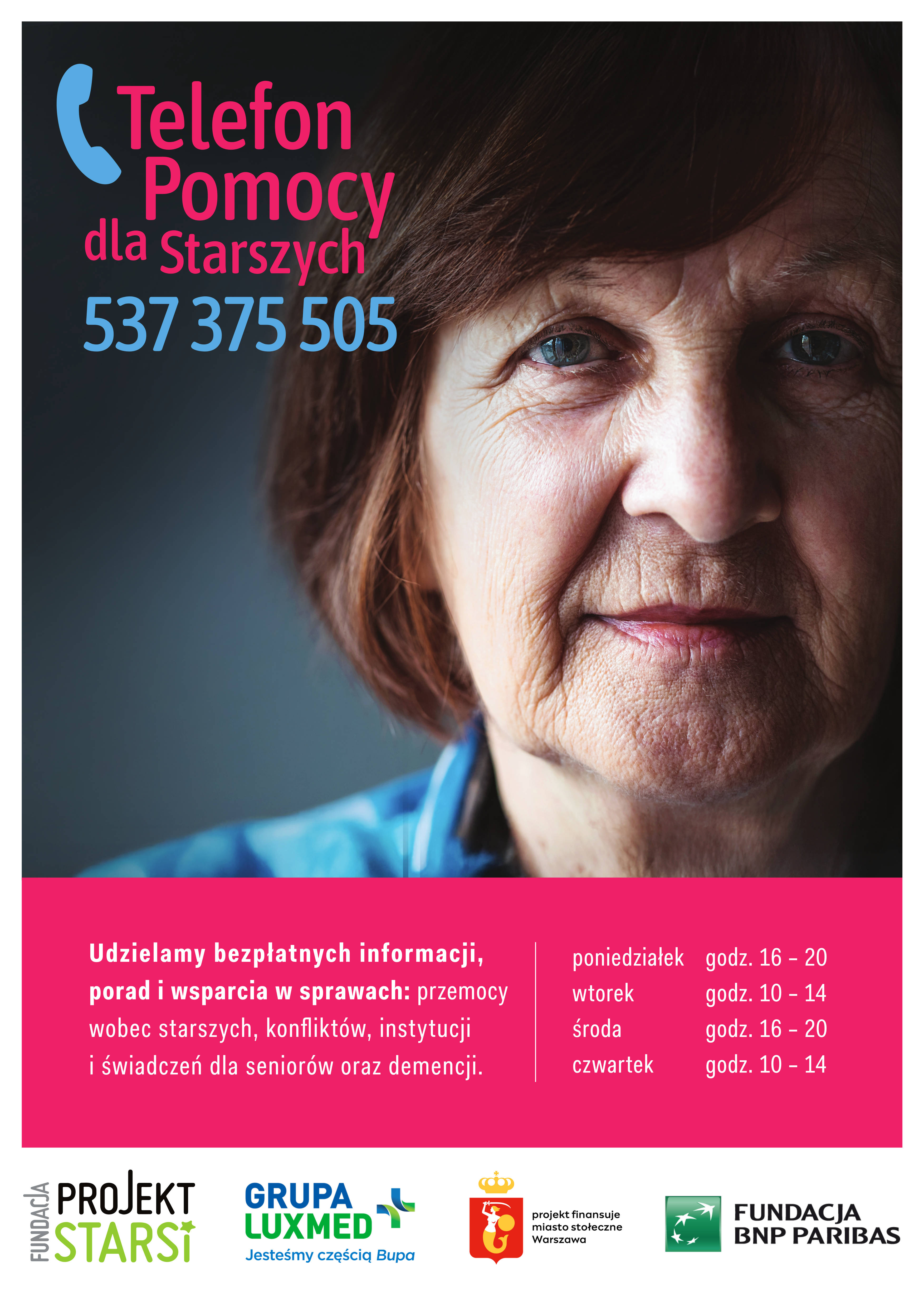 Plakat Fundacja Projekt Starsi